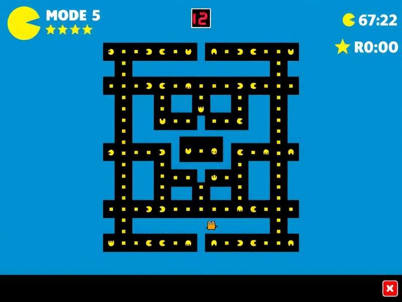 Collage of PAC-MAN game modes through the decades