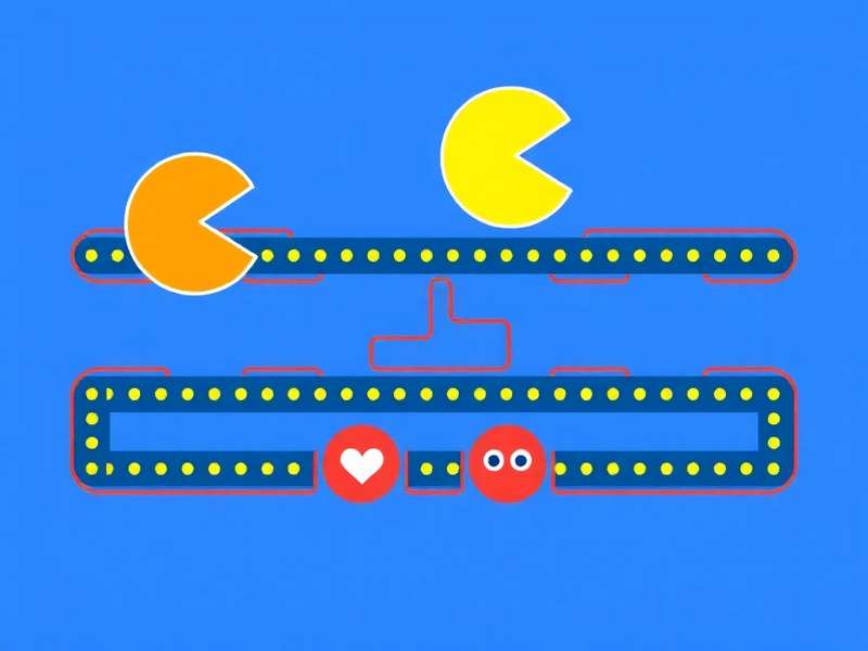 Doodle Pacman gameplay screen