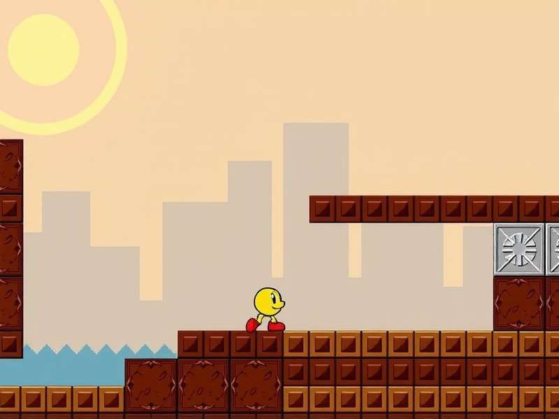 Original Pac-Man arcade cabinet in an American diner