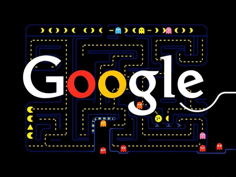 Google analytics data showing millions of Pacman games played