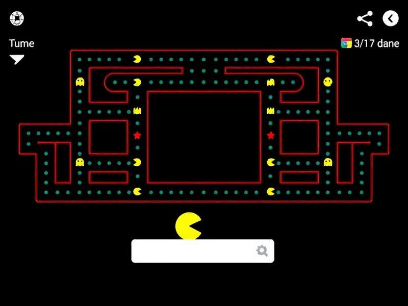 Google Doodle Pac-Man 2010 interactive homepage
