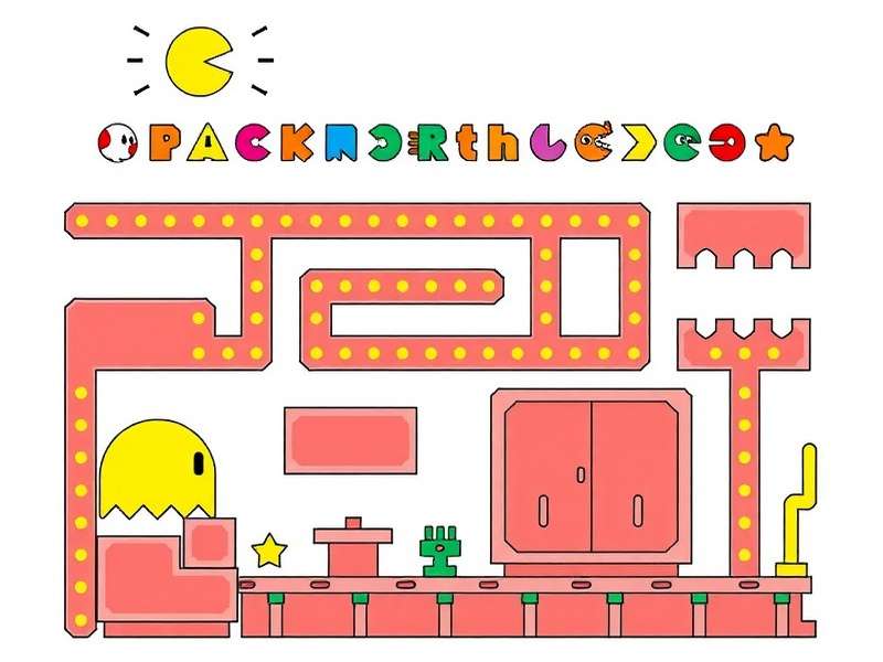 Infographic detailing the movement patterns of the four ghosts in Pac-Man