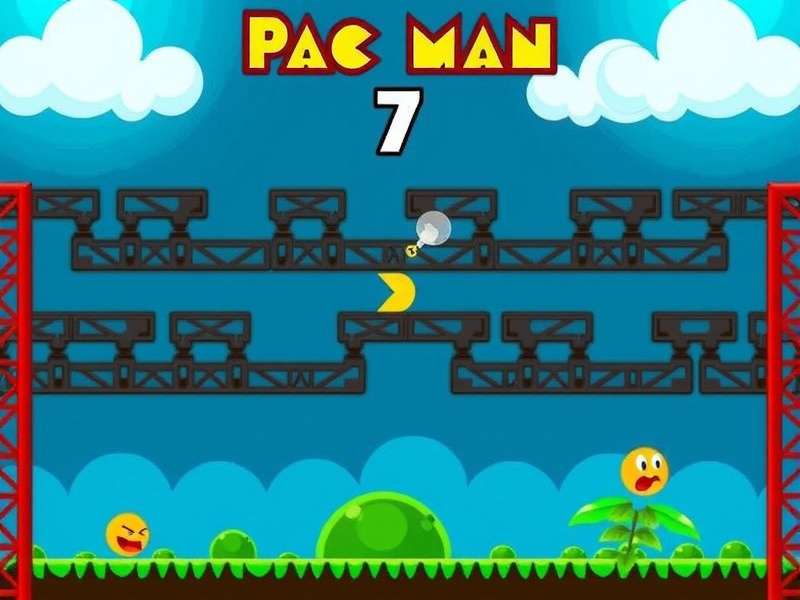 Pacman Gratuit - Classic PAC MAN arcade game free online gameplay screenshot
