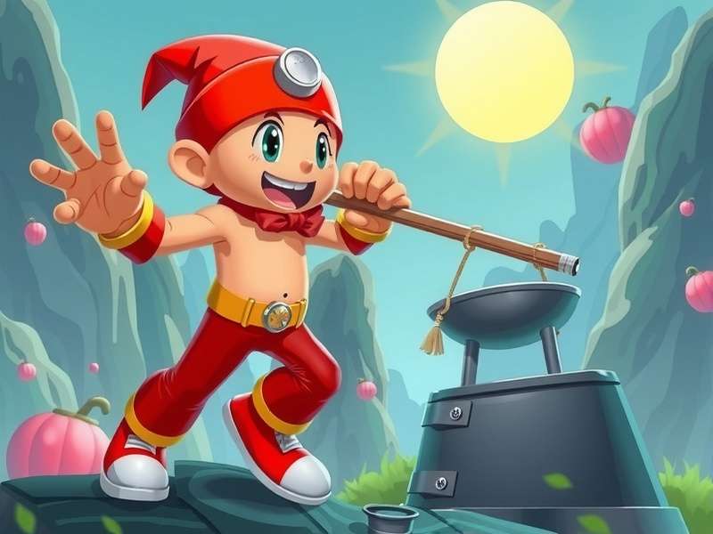 Pan Man - PAC MAN classic arcade character in vibrant yellow