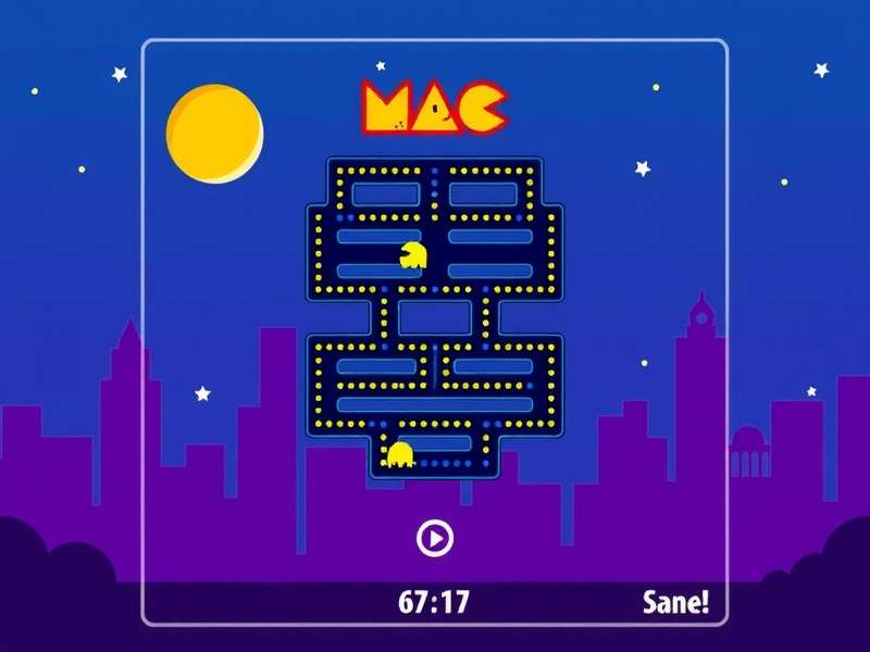 Ms Pac Man arcade cabinet with classic maze and characters – iconic PAC MAN gaming experience